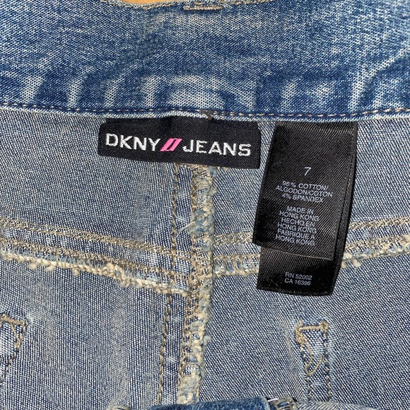 DKNY Jeans Women's Vintage Wide Leg Sze 7 - Picture 3 of 5